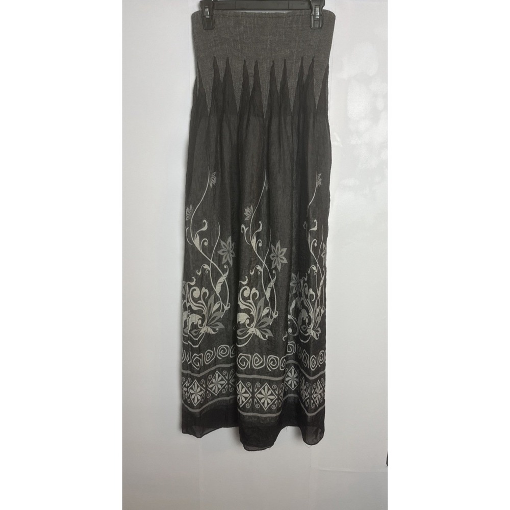 Anthropologie Lapis Convertible Maxi Skirt Tube Dress Witchy Fairy Grunge Whimsy - Picture 2 of 9
